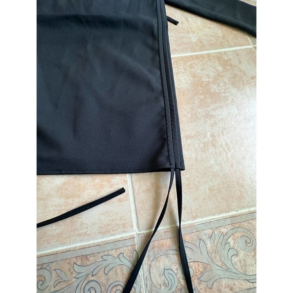 J KOO front and sides ruched Tie Long sleeve dress Size XS - Picture 5 of 12